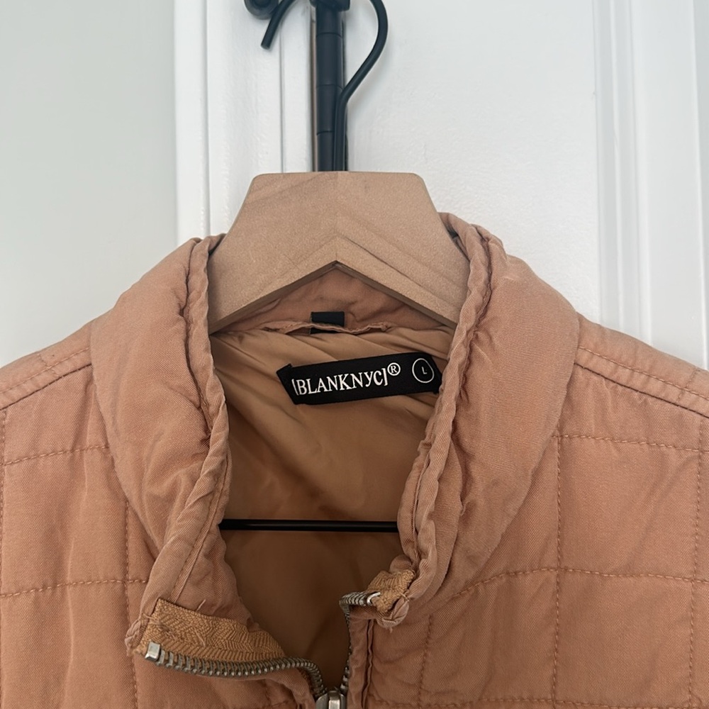 Blank NYC Quilted Jacket Size Large, Color: Camel - Picture 5 of 7